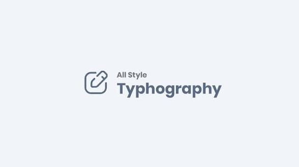 Custom typography 